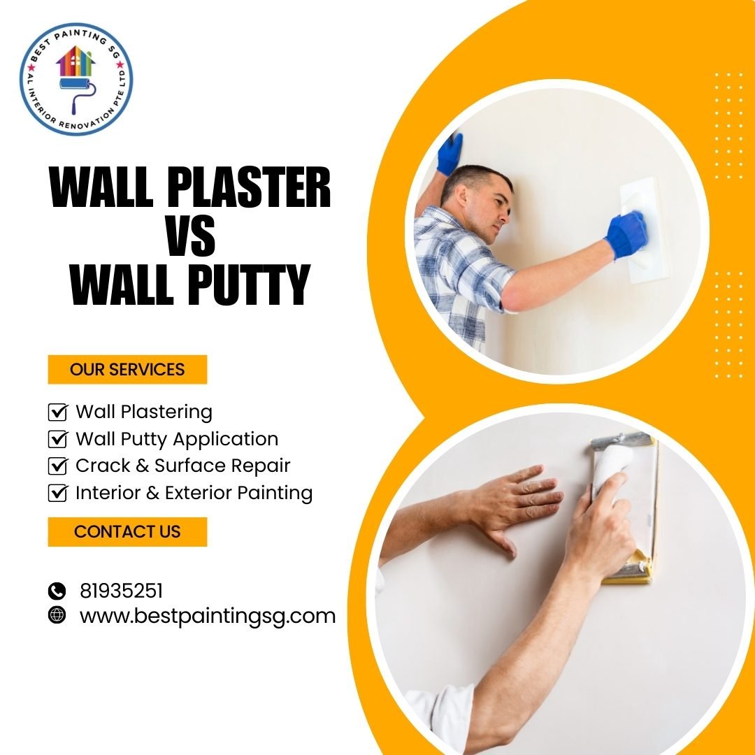 Wall plaster vs wall Putty