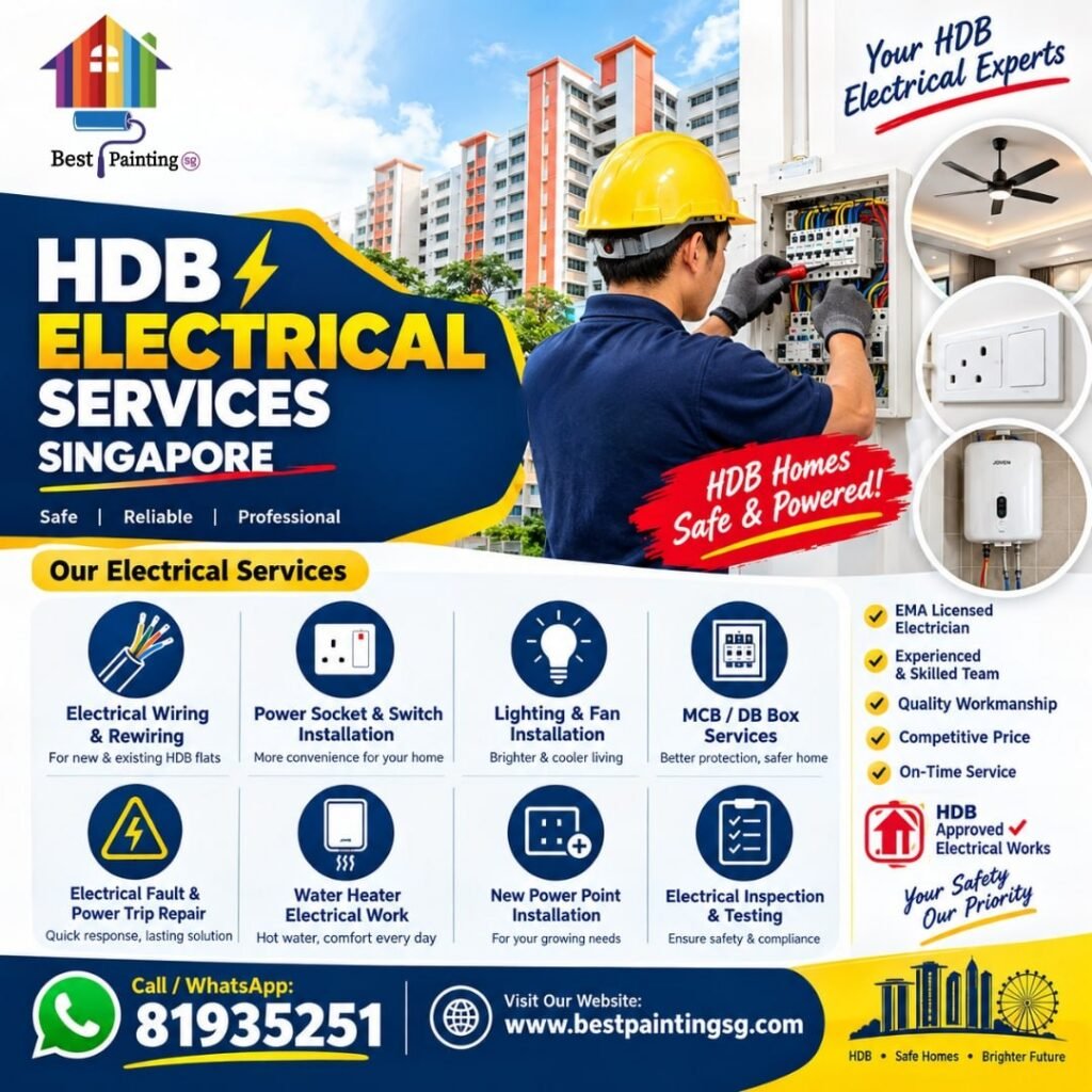 HDB Electrical Services Singapore: Common Electrical Issues and Solutions